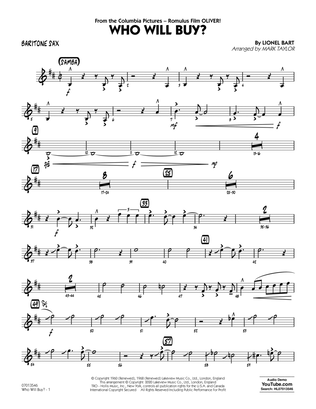 Who Will Buy? (from Oliver) (arr. Mark Taylor) - Baritone Sax