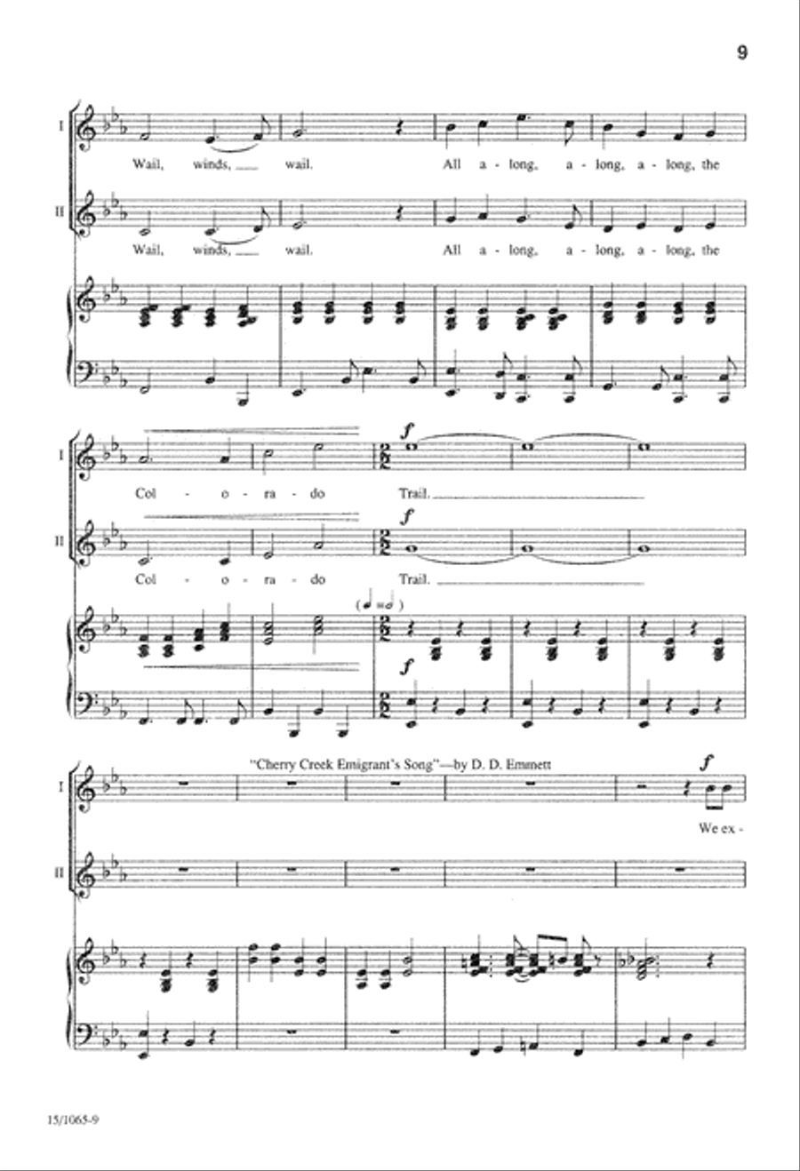 Americans West 2-Part scores gallery preview page 9