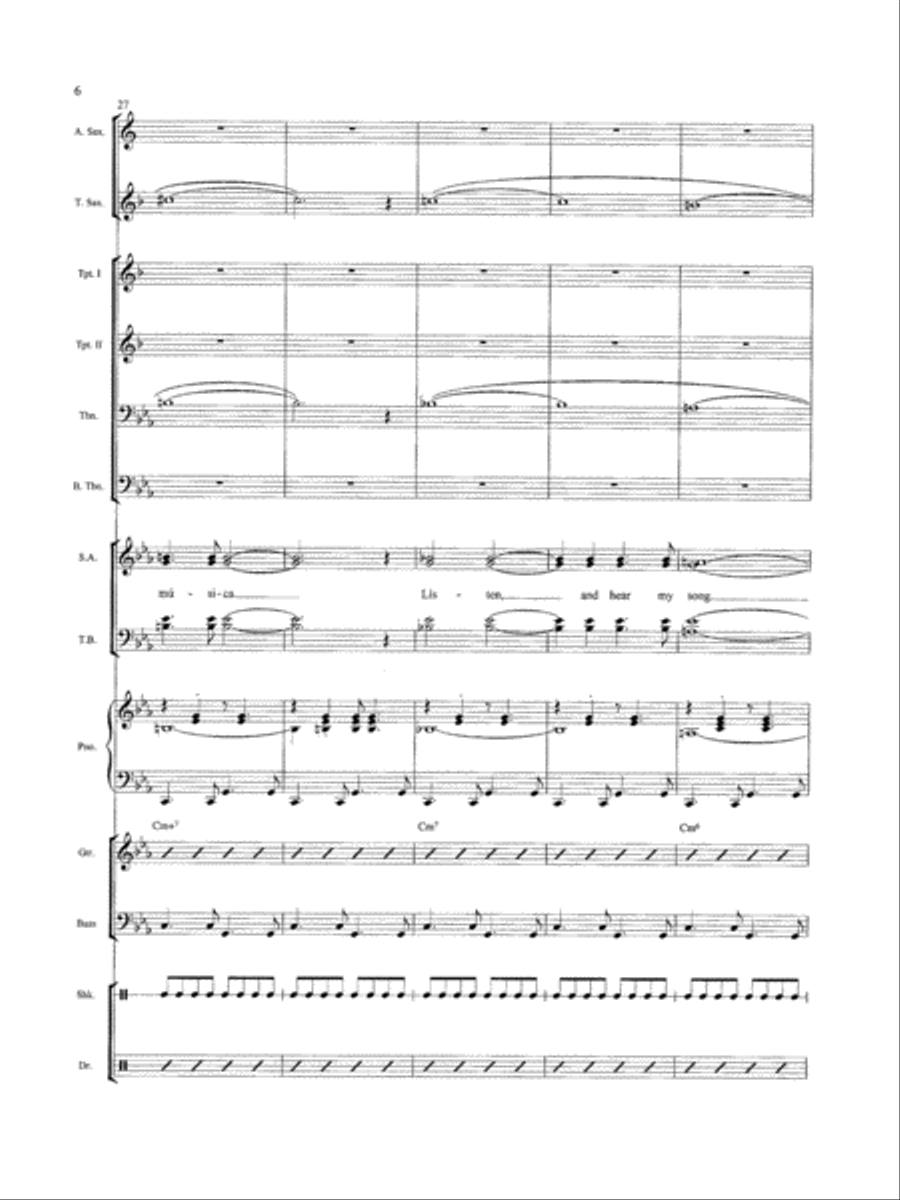 Mi Vida, Mi Canción (My Life, My Song): Score Score scores gallery preview page 6