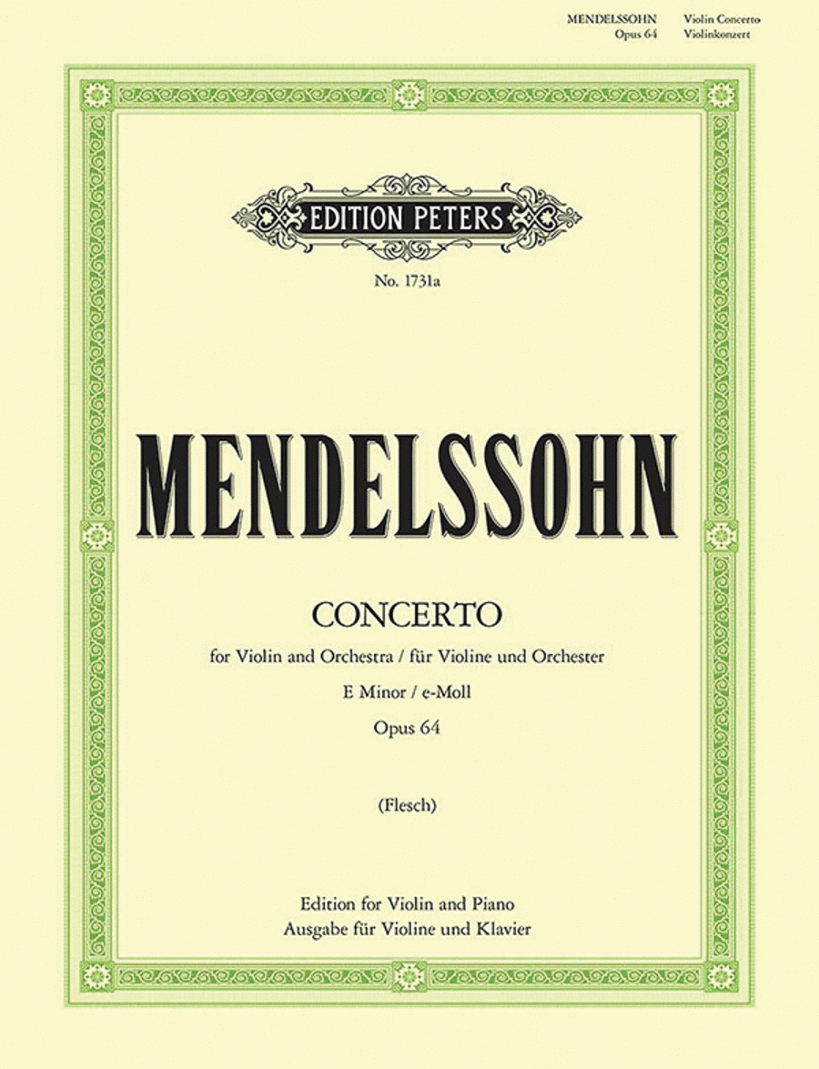 Felix Mendelssohn: Violin Concerto
