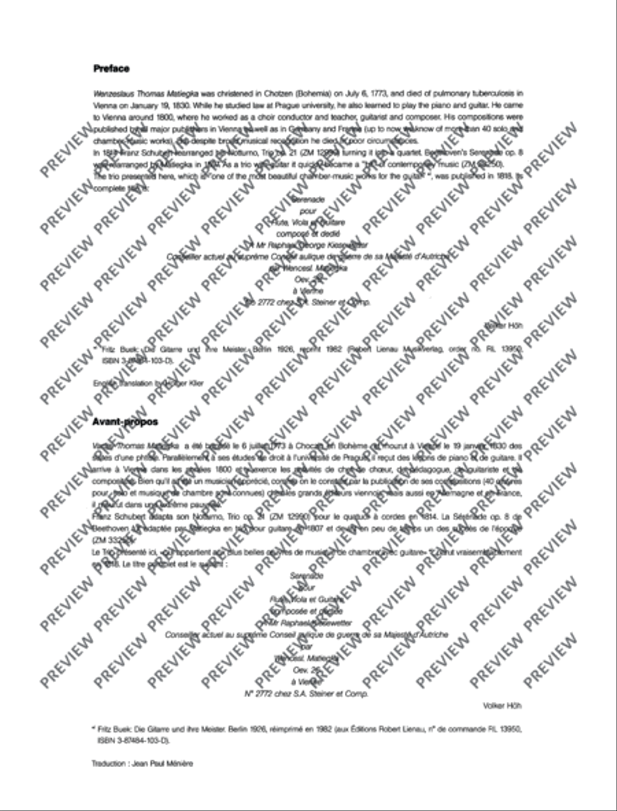 Serenade (Trio) Flute scores gallery preview page 3