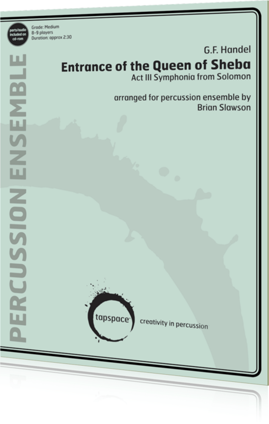 Entrance of the Queen of Sheba Percussion Ensemble scores gallery preview page 1