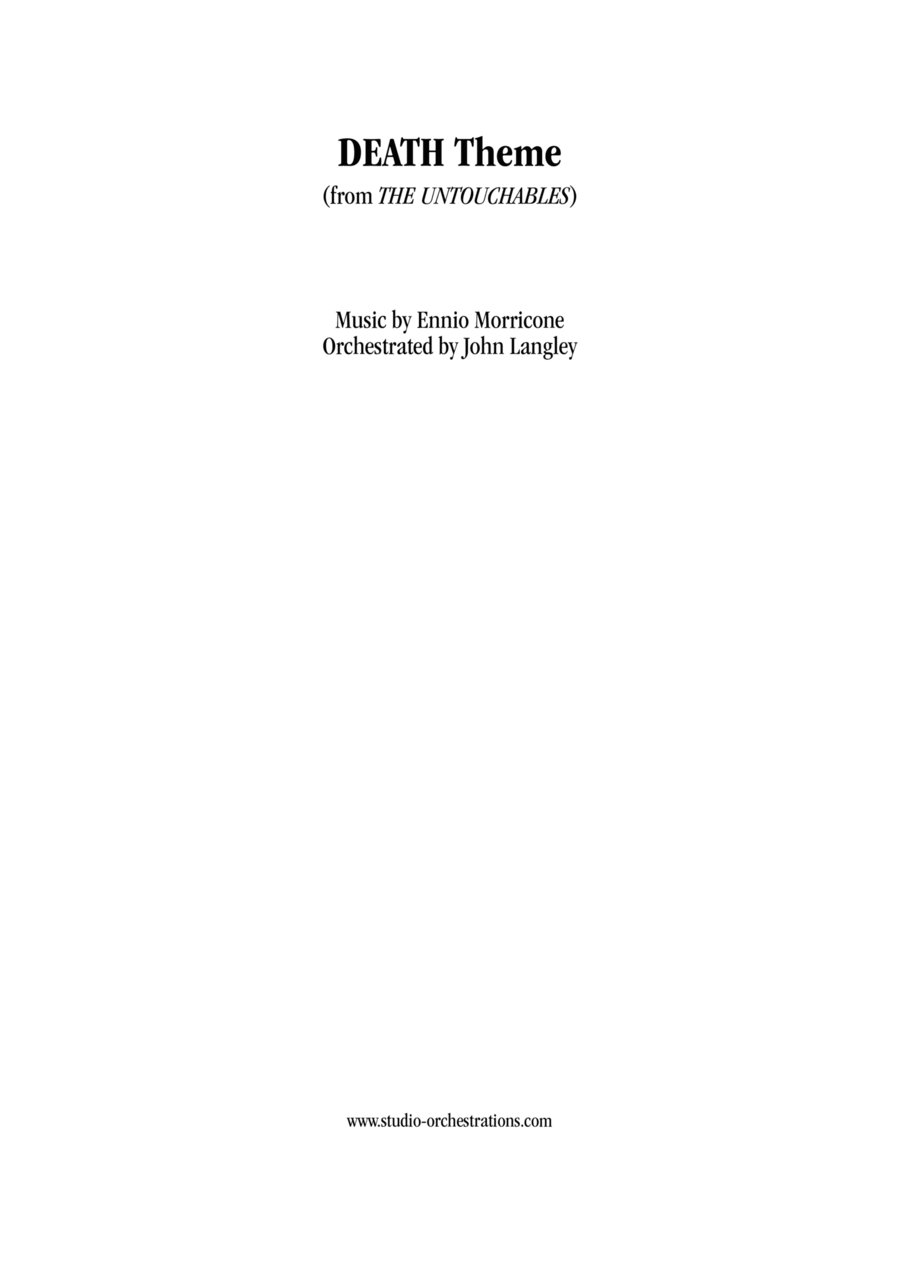 Death Theme Chamber Music scores gallery preview page 1