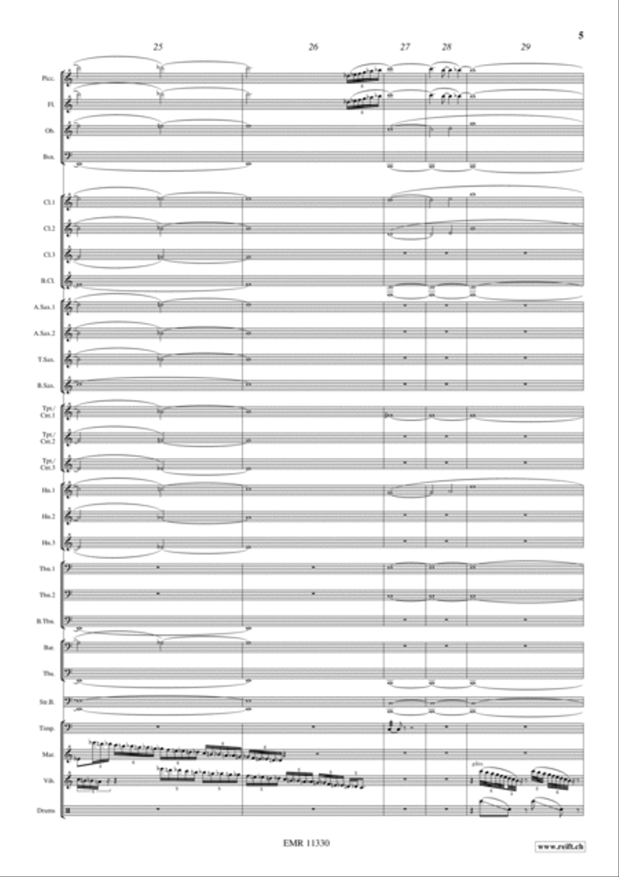Blade Runner Concert Band scores gallery preview page 6