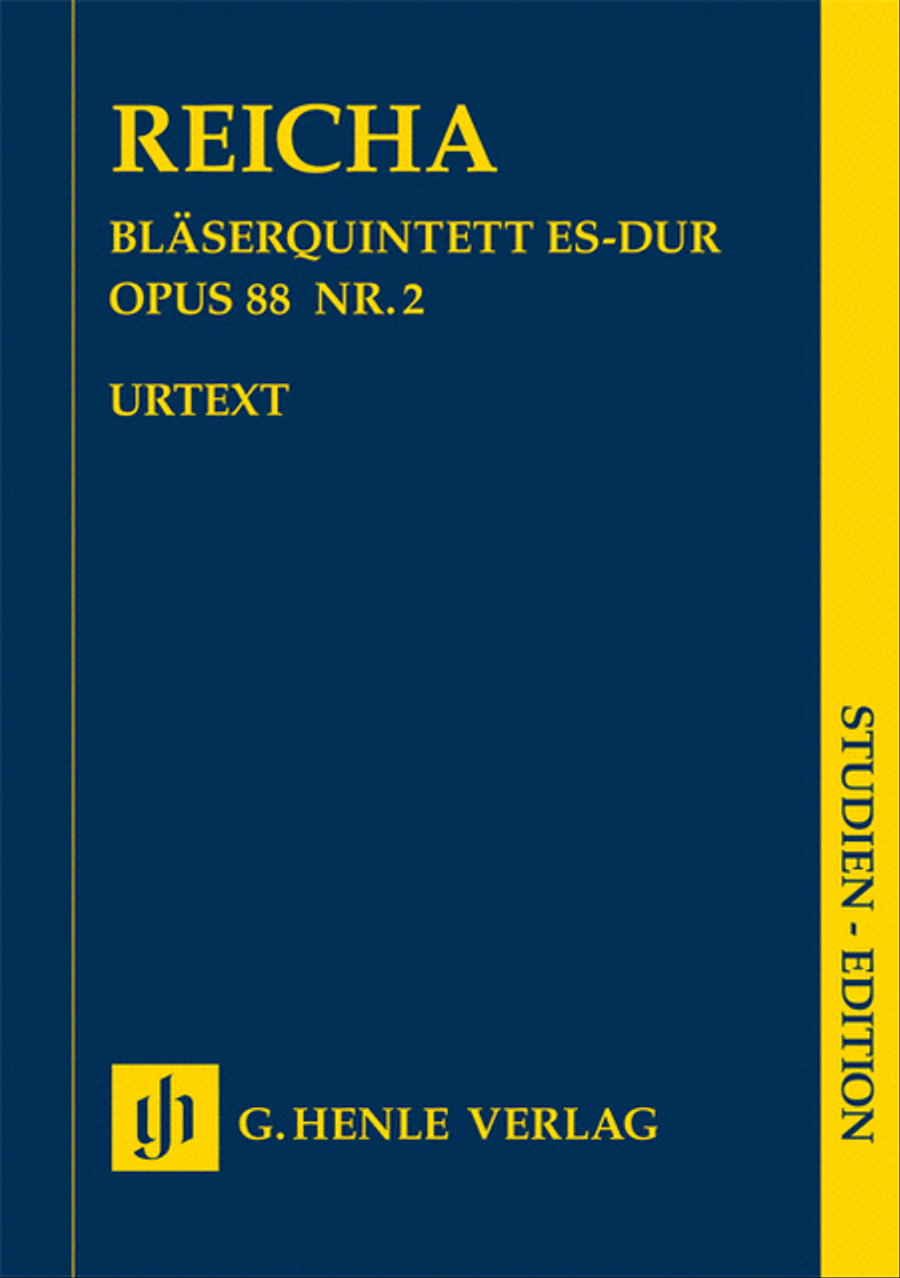 Quintet for Wind Instruments in E-flat Major, Op. 88 No. 2 Woodwind Quintet scores gallery preview page 1