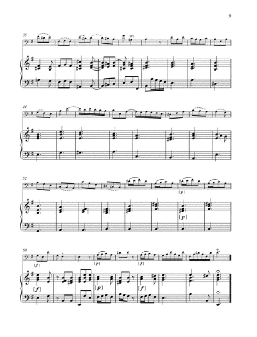 Sonata E minor Sonata E minor Piano Accompaniment scores gallery preview page 6