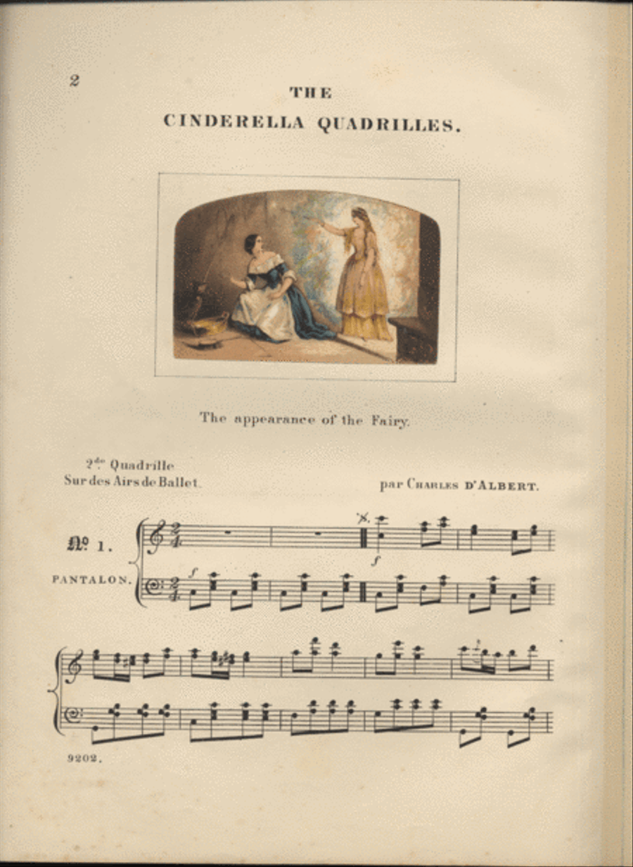 The Cinderella Quadrilles (Pictorial Quadrilles) Piano Solo scores gallery preview page 2
