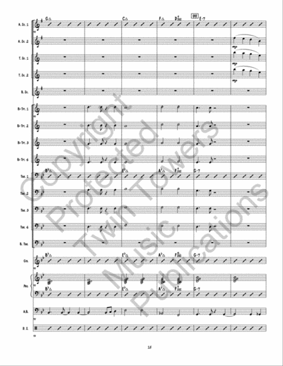 Caramel Macchiato Caramel Macchiato Jazz Ensemble scores gallery preview page 16