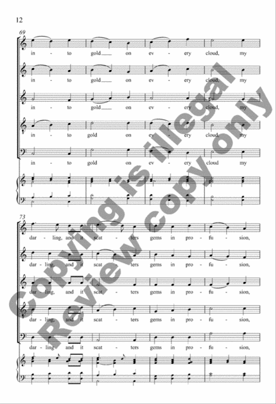 Light SSATB scores gallery preview page 12