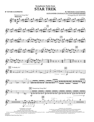 Symphonic Suite from Star Trek - Bb Tenor Saxophone