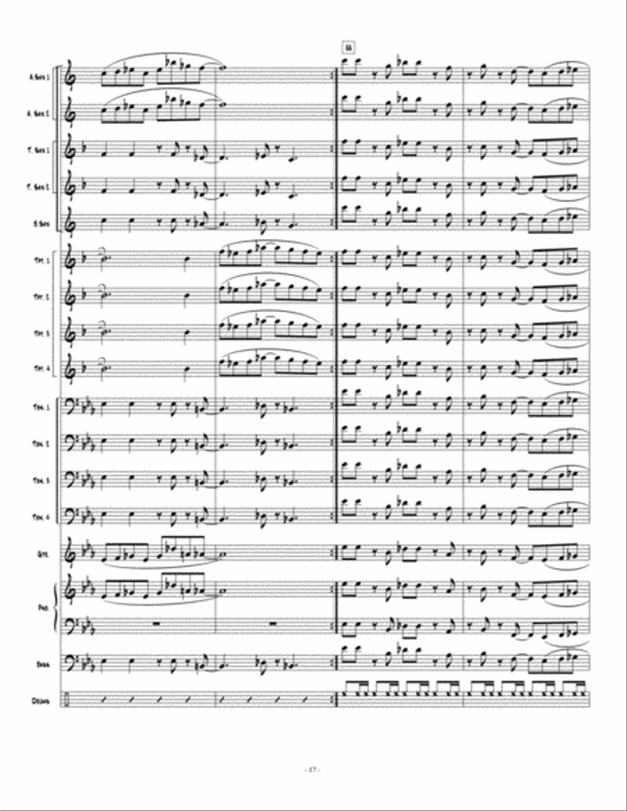 Speed Shift Speed Shift Jazz Ensemble scores gallery preview page 18