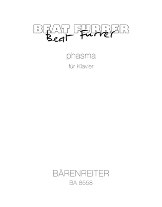 Book cover for Phasma für Klavier (2002)