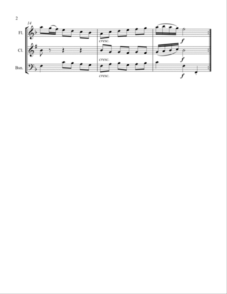 Polonaise Woodwind Trio scores gallery preview page 2