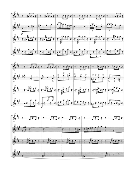 Seguedille & Les Dragons d'Alcala from "Carmen Suite" for Saxophone Quartet image number null