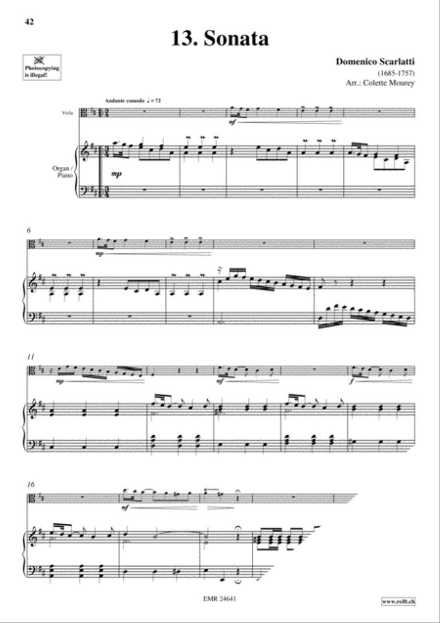 40 Greatest Baroque Hits Volume 2 Viola scores gallery preview page 15