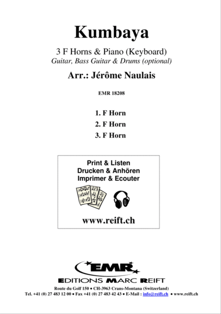 Kumbaya Horn scores gallery preview page 2