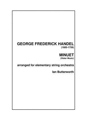 HANDEL Minuet (Water Music) for elementary string orchestra