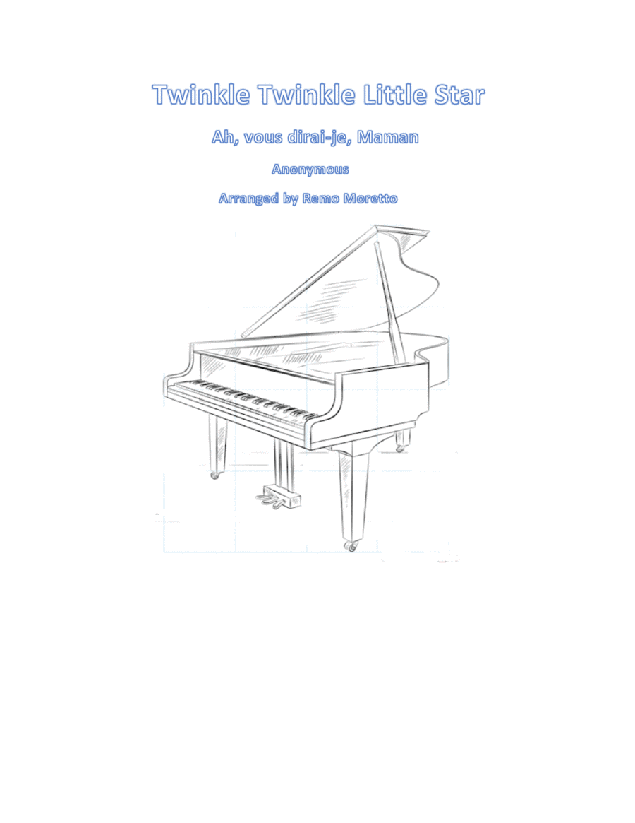 Twinkle Twinkle Little Star for Piano Piano Method scores gallery preview page 1