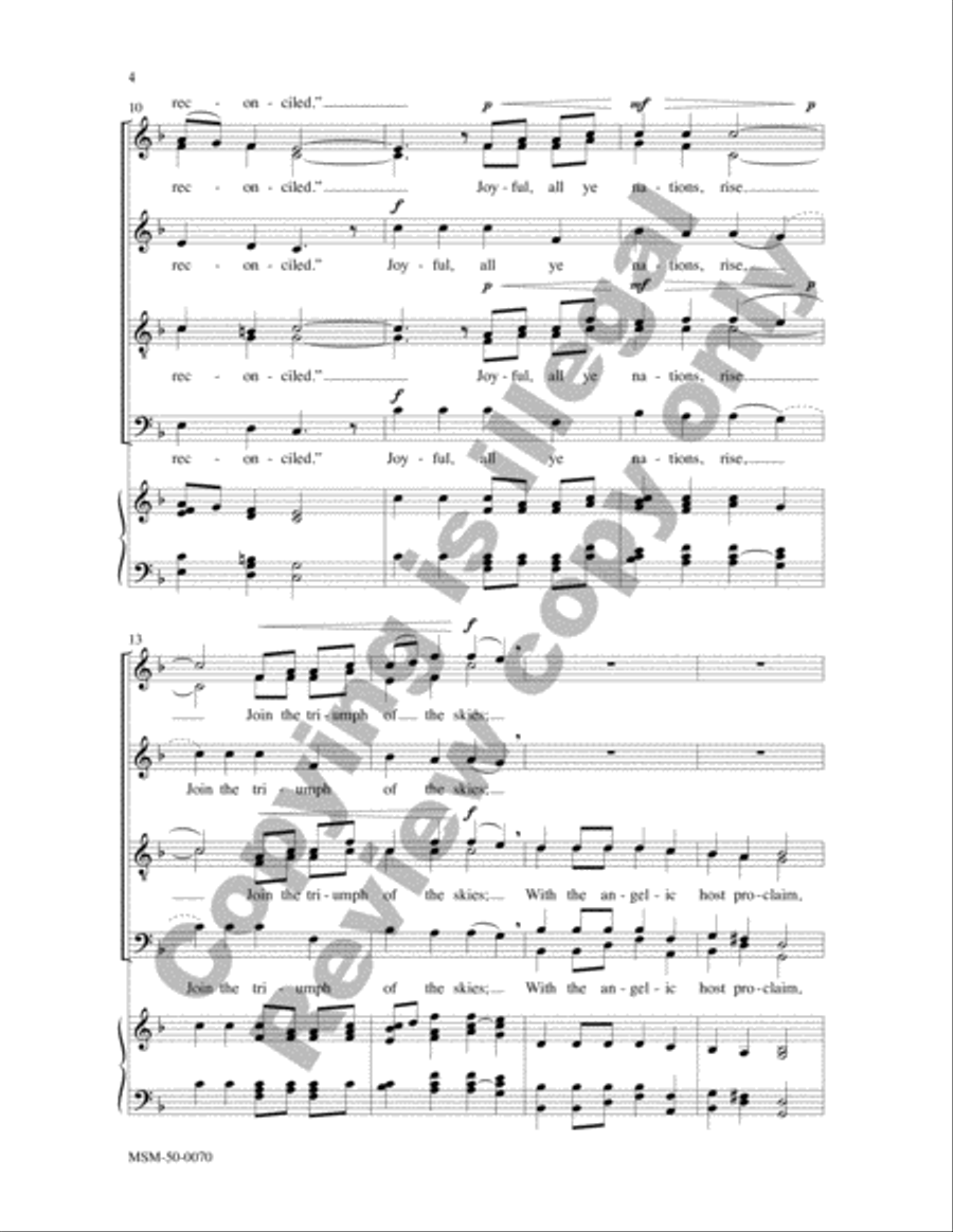 Hark! The Herald Angels Sing Divisi scores gallery preview page 4