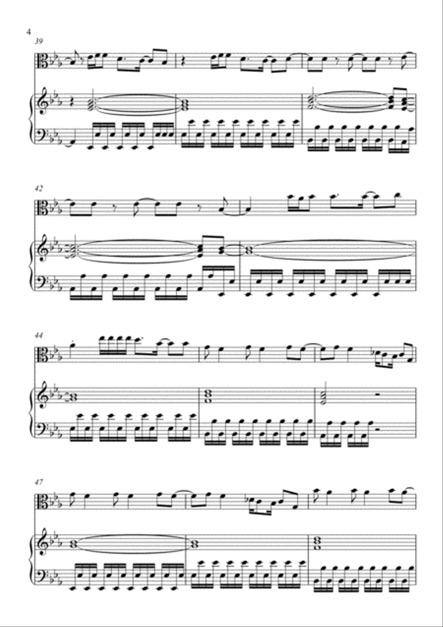 Stupid Love String Duet scores gallery preview page 4