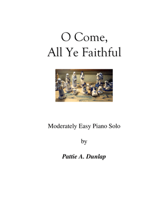 O Come, All Ye Faithful, L.H. melody