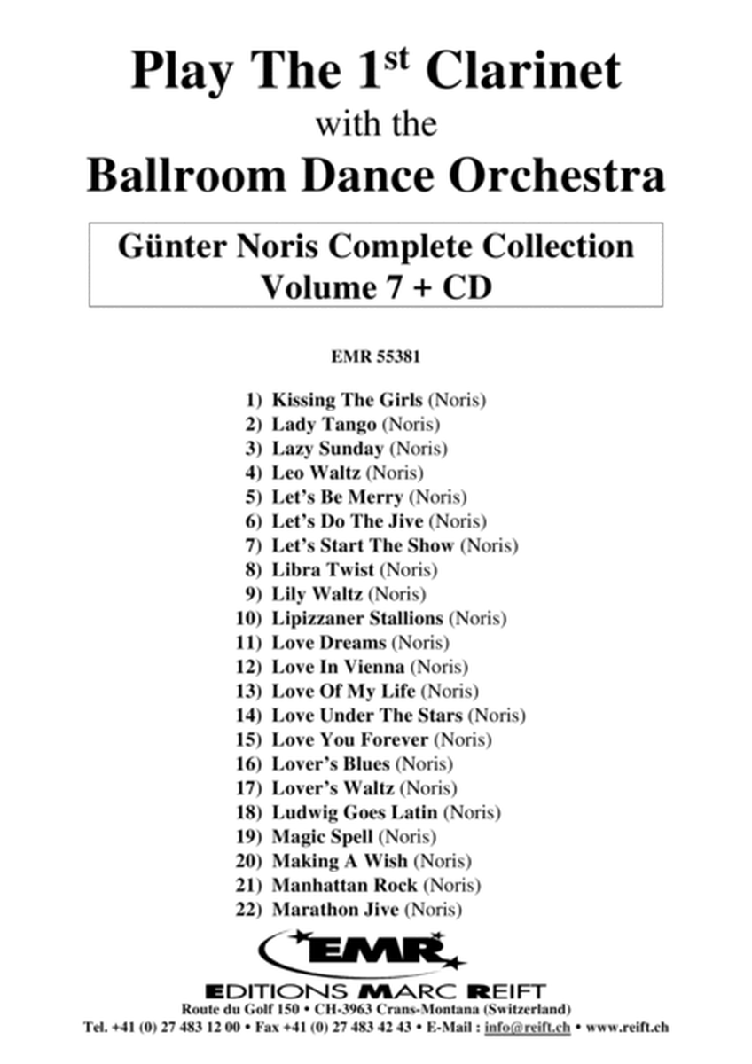 Play The 1st Clarinet With The Ballroom Dance Orchestra Vol. 7 image number null