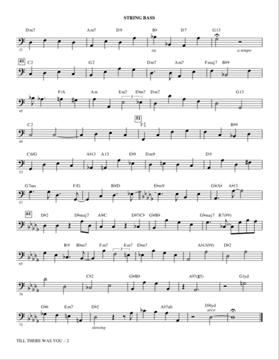 Till There Was You (from The Music Man) (arr. Paris Rutherford) - Bass Choir scores gallery preview page 2