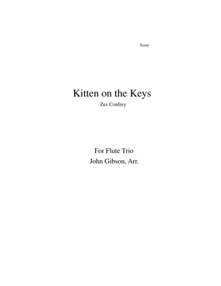 Book cover for Flute Trio: Kitten on the Keys