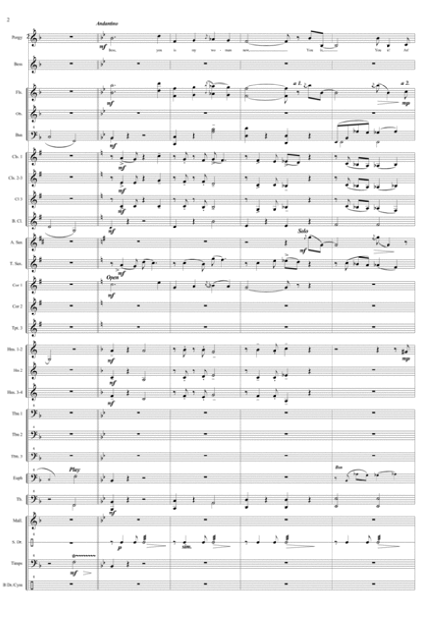 Bess, You Is My Woman Concert Band scores gallery preview page 2