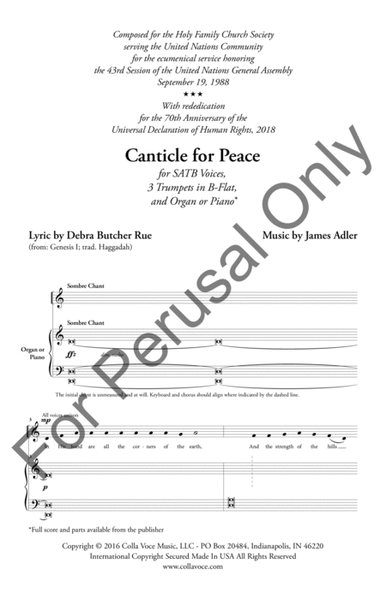 Canticle for Peace