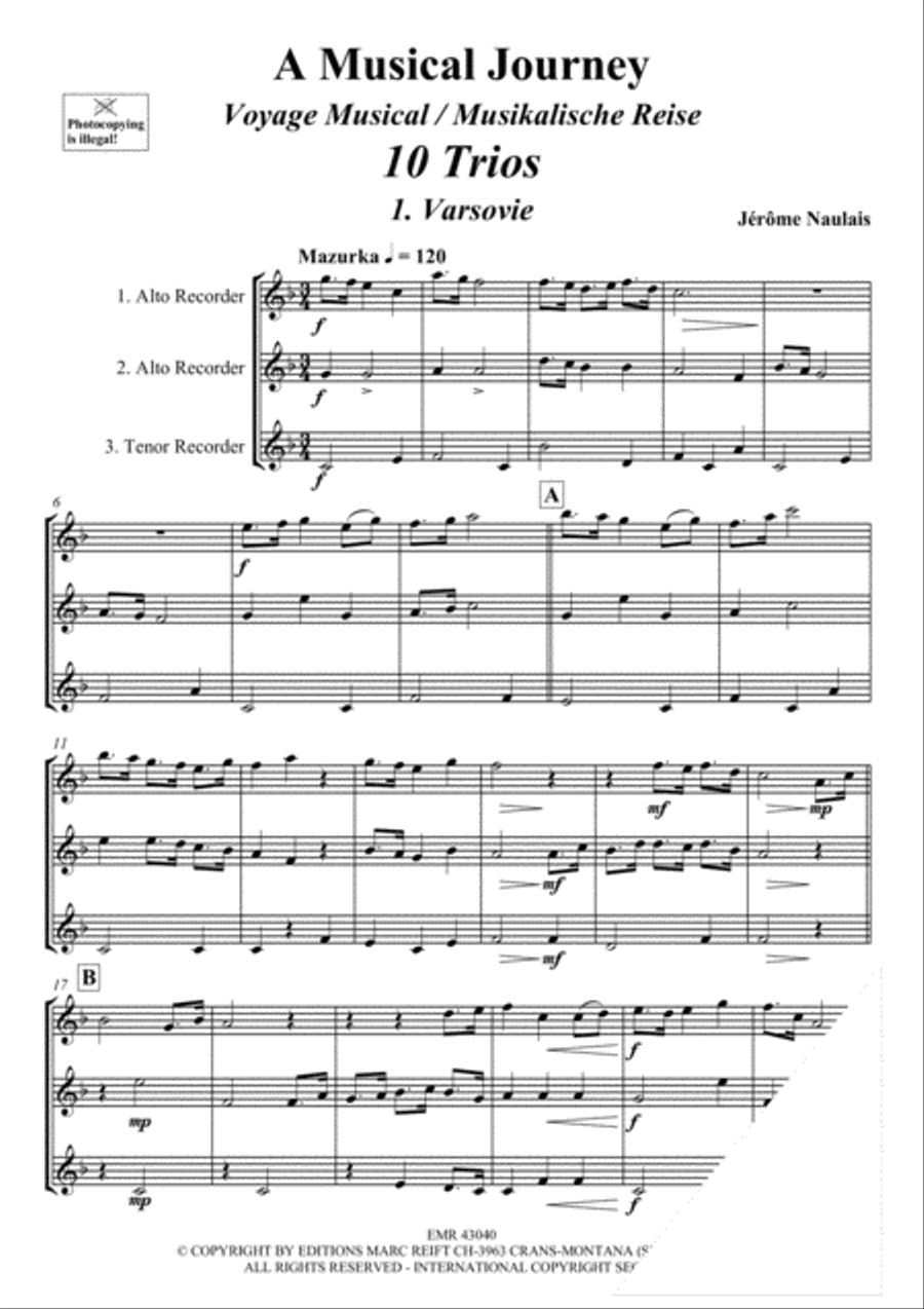 A Musical Journey Alto Recorder scores gallery preview page 4
