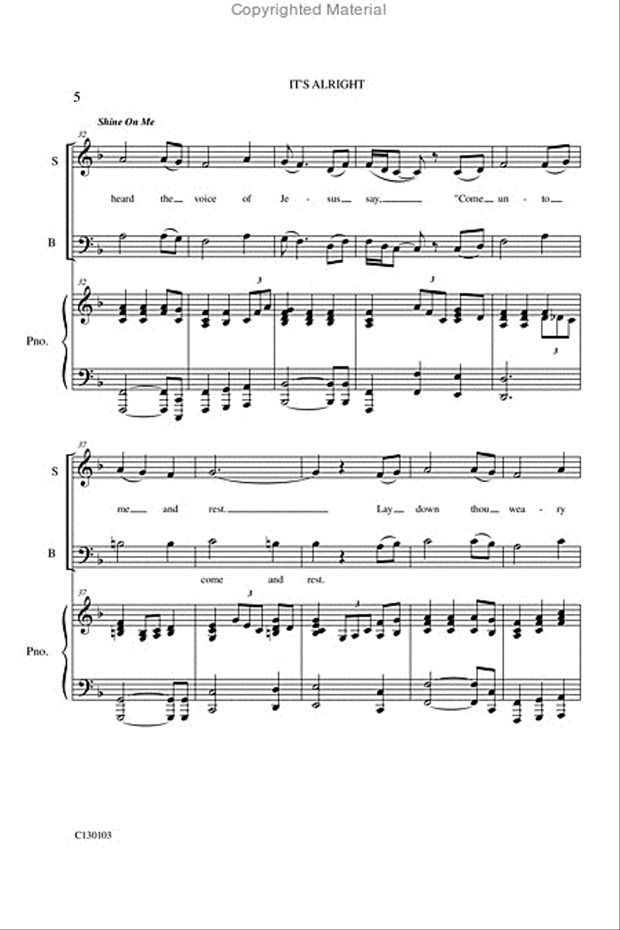 It's Alright Medley It's Alright Medley 4-Part scores gallery preview page 7