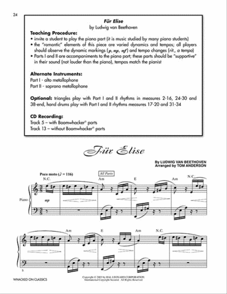 Whacked on Classics (Collection) Choir scores gallery preview page 6