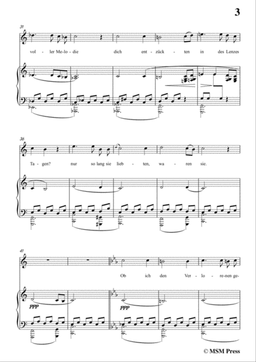Schubert-Thekla: Eine Geisterstimme(Thekla: A Spirit Voice),D.595,in c minor,for Voice&Piano Voice scores gallery preview page 5
