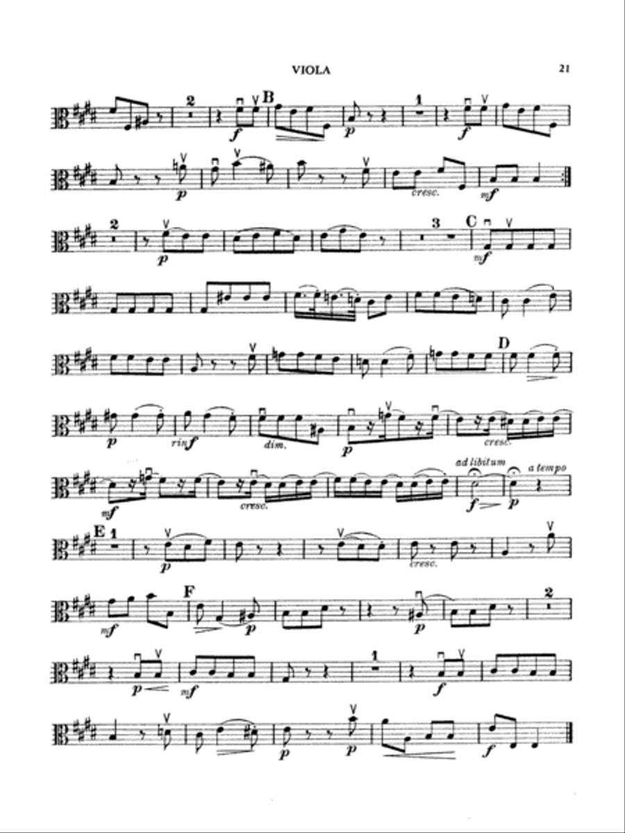 Boccherini: Nine Selected String Quartets String Quartet scores gallery preview page 2