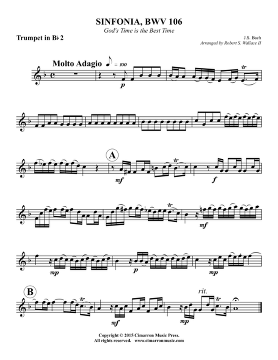 Sinfonia, BWV 106