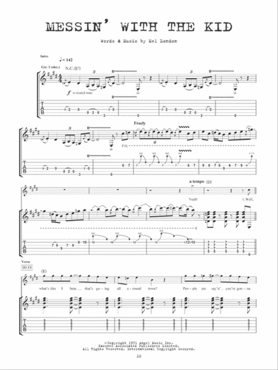 Rory Gallagher Rory Gallagher Guitar scores gallery preview page 3