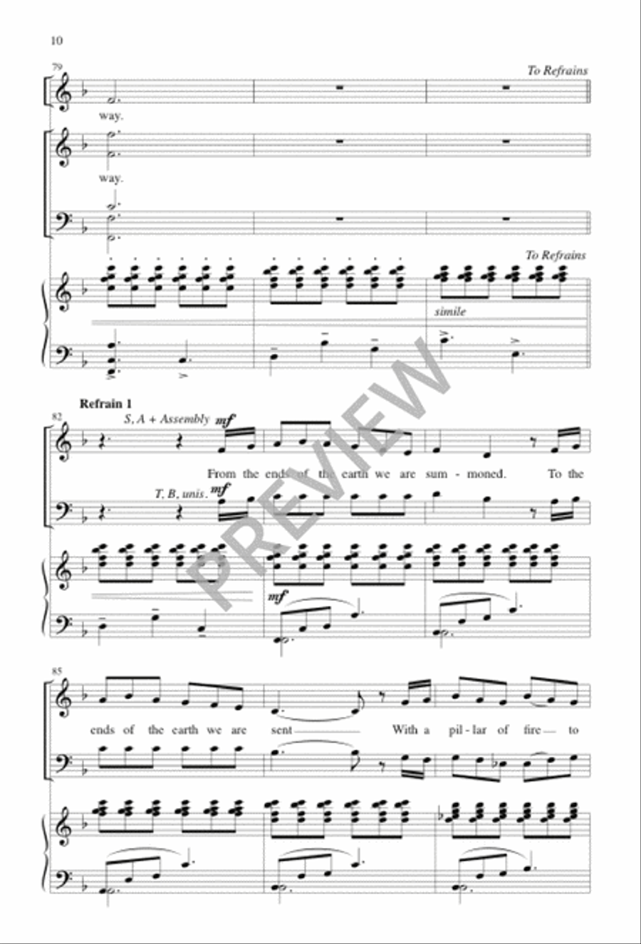 To the Ends of the Earth To the Ends of the Earth 4-Part scores gallery preview page 10