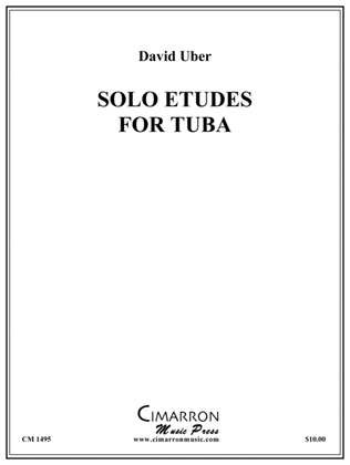 Book cover for Solo Etudes for Tuba