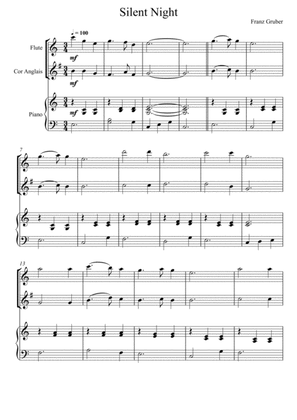 Franz Gruber - Silent Night (Flute and English Horn Duet)