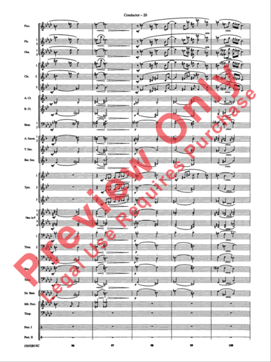 Duke Ellington! Duke Ellington! Concert Band scores gallery preview page 23