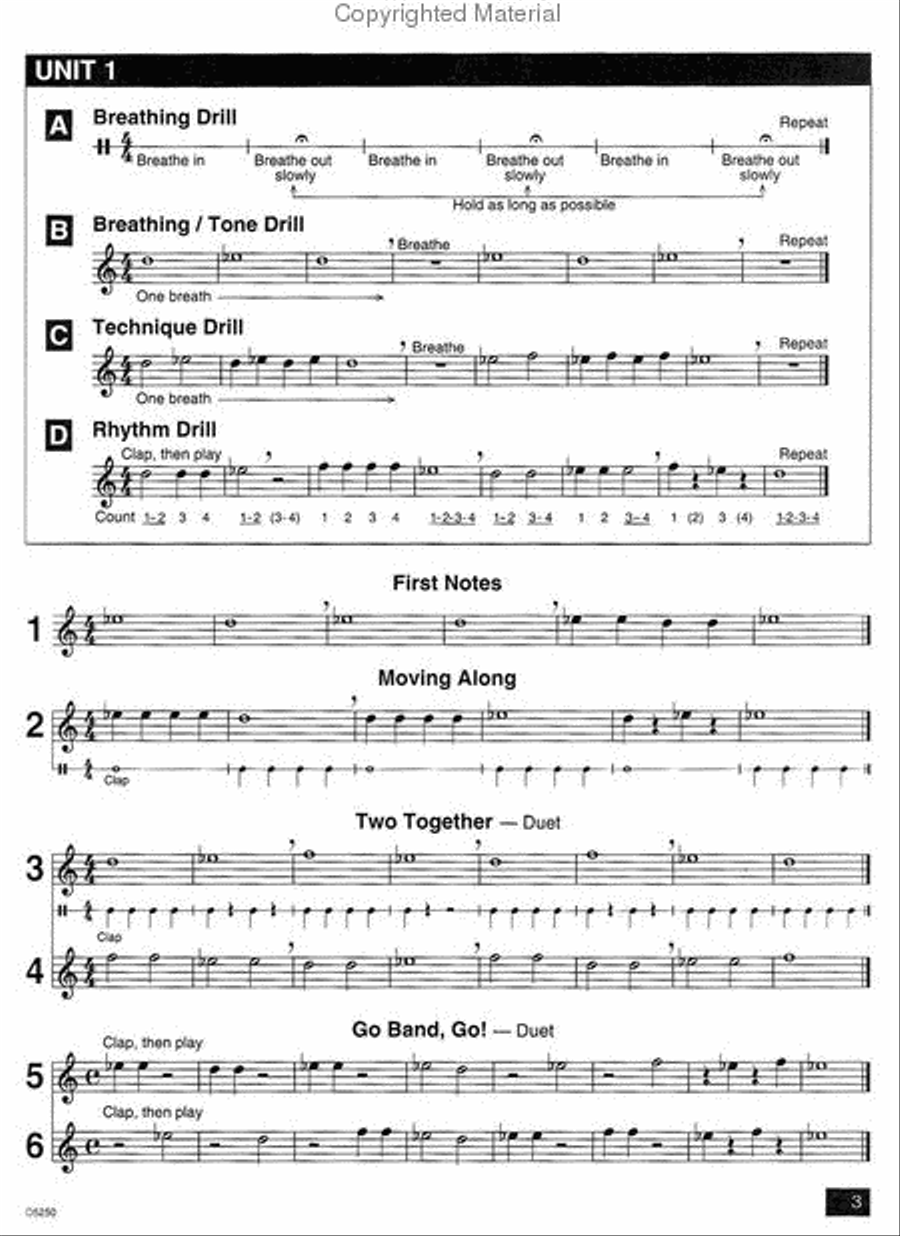 Skill Builders - Book 1 Concert Band Methods scores gallery preview page 2