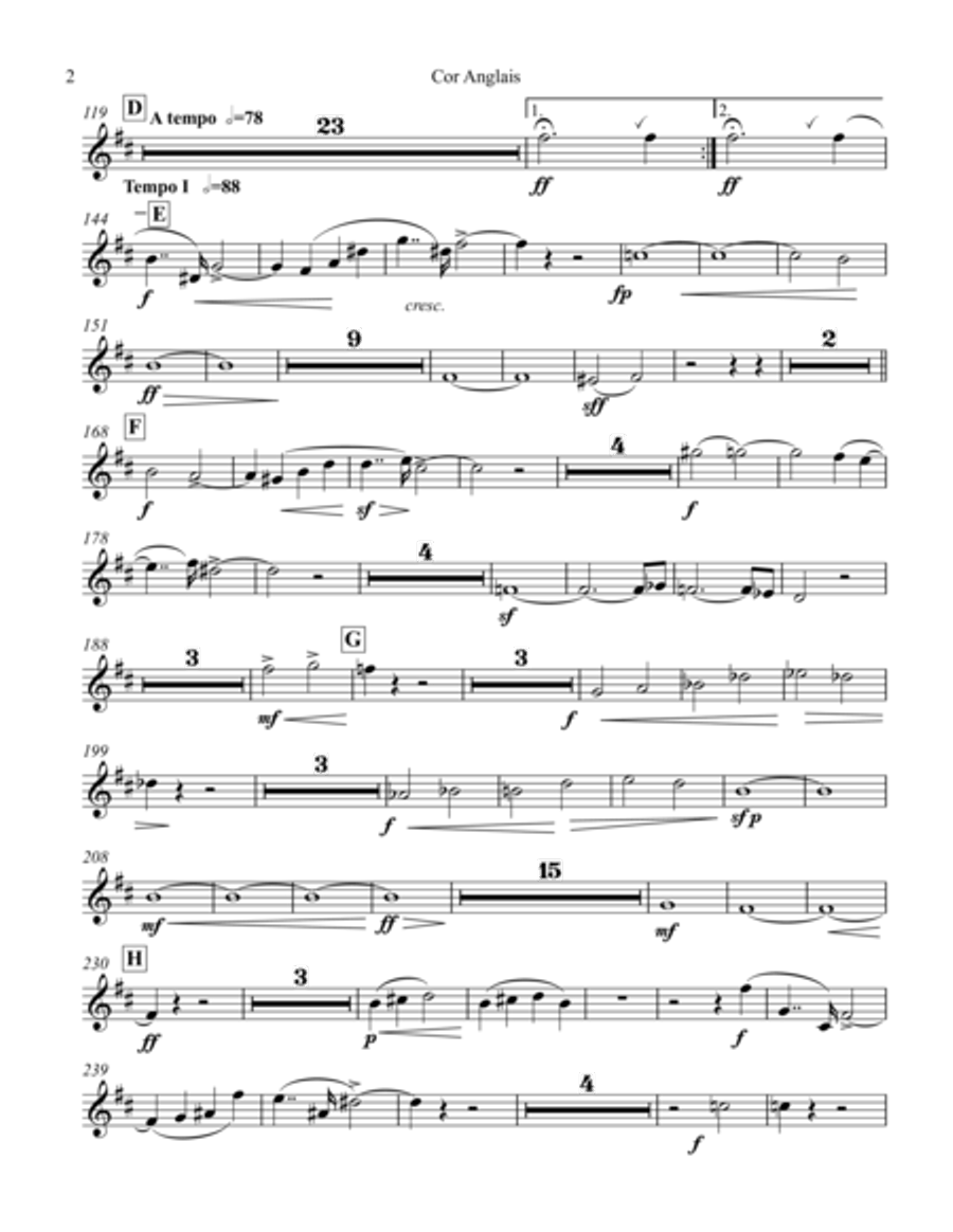 Sinfonia op. 18 English Horn scores gallery preview page 3