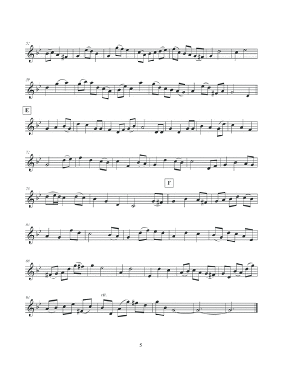 Trumpet Ballads Trumpet Ballads Bugle scores gallery preview page 6