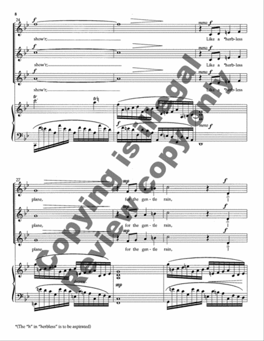 In Praise of Music In Praise of Music SSAA scores gallery preview page 8