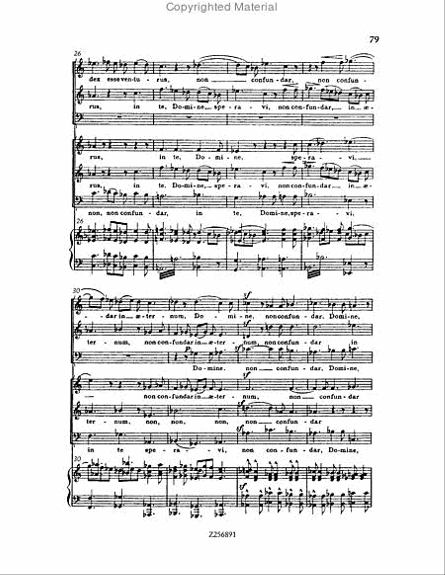 Te Deum, H 118 Choir scores gallery preview page 79