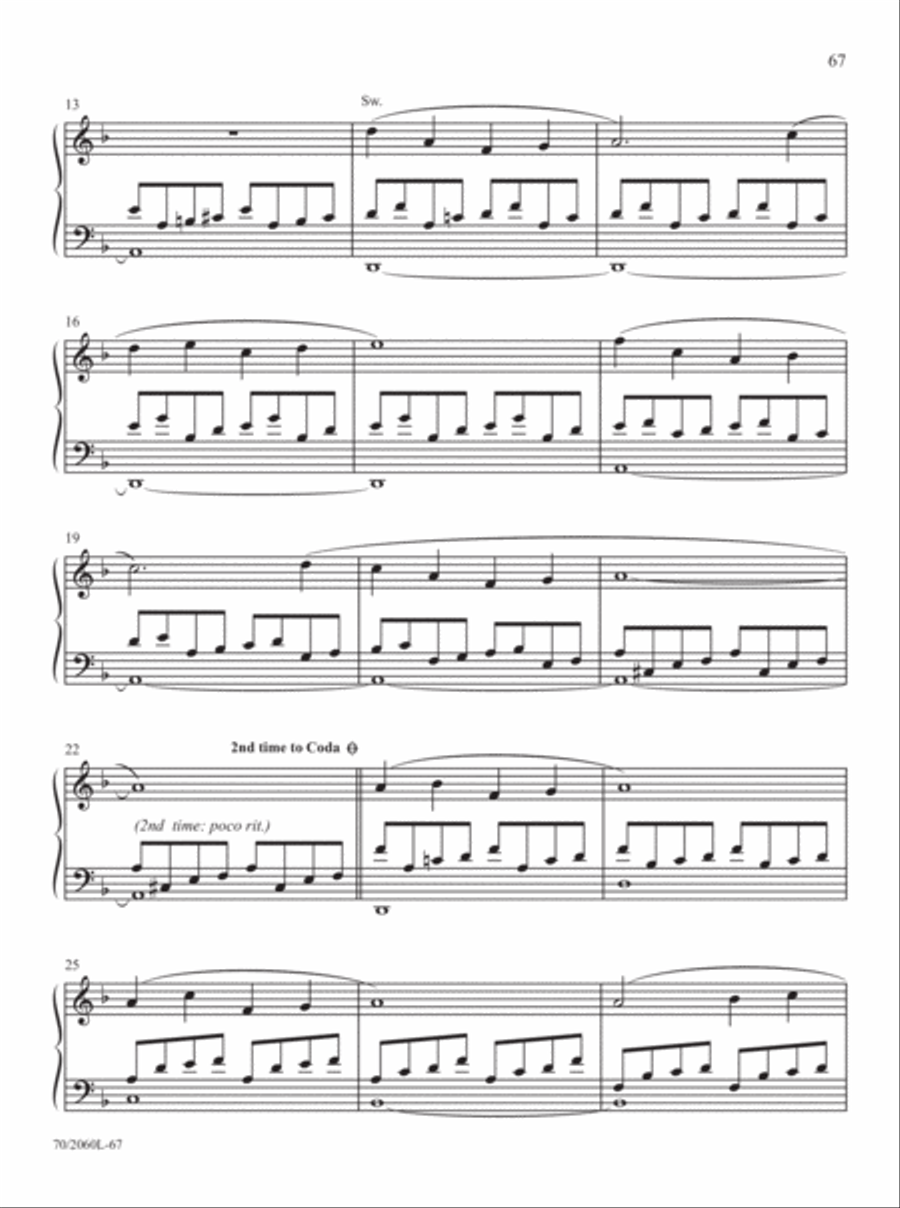 Easy Organ Library, Vol. 62 Organ Solo scores gallery preview page 40