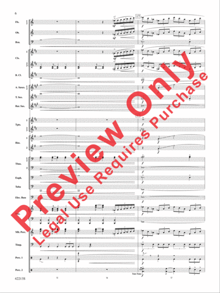 At the Movies with Hans Zimmer Concert Band scores gallery preview page 7
