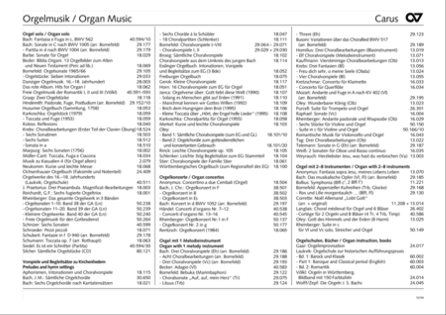 Morgenstern der finstern Nacht Organ scores gallery preview page 5