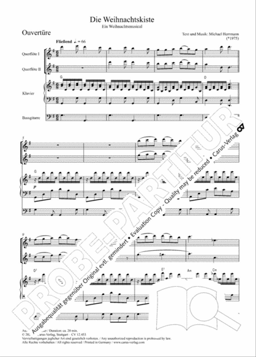 Die Weihnachtskiste. Ein Musical zur Weihnachtszeit Children's Choir scores gallery preview page 5
